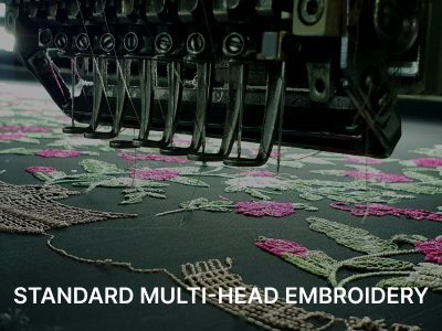 standard multi head embroidery